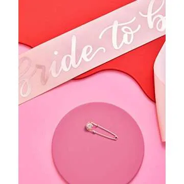 xo, Fetti Bachelorette Party Kit - Rose Gold Sash & Veil