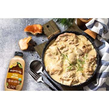 Organicville Dijon Mustard - Gluten Free and Organic Mustard