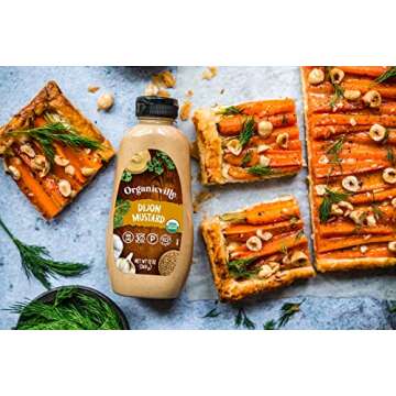 Organicville Dijon Mustard - Gluten Free and Organic Mustard