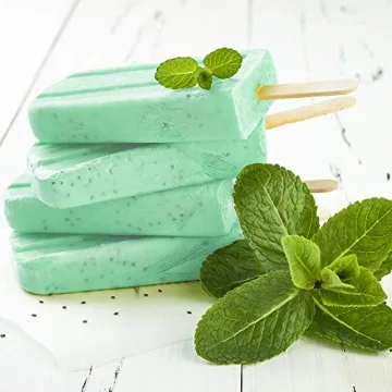 PopsicleLab 200 Natural Birch Wood Sticks for Popsicles