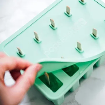 PopsicleLab 200 Natural Birch Wood Sticks for Popsicles