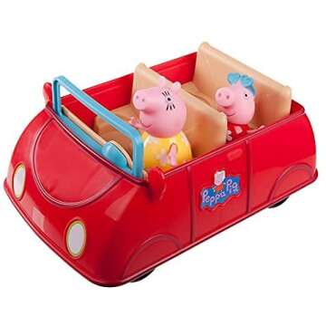 Peppa Pig Red Car Playset with Talking Features for Kids