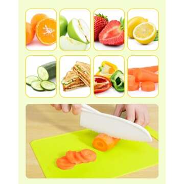 Kids Knife Set for Safe Culinary Adventures 5 Pcs
