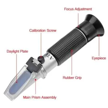 4-in-1 Refractometer for Antifreeze, Battery Acid & DEF