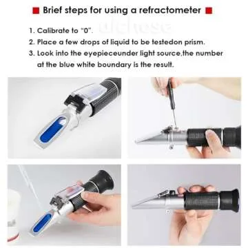4-in-1 Refractometer for Antifreeze, Battery Acid & DEF