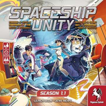 Spaceship Unity – Board Game by Pegasus Spiele - 2-4 Players – 60-120 Minutes of Gameplay – Games for Game Night – Teens and Adults Ages 14+ - English Version