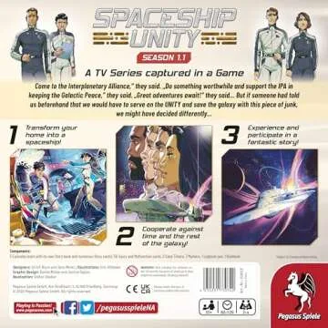 Spaceship Unity – Board Game by Pegasus Spiele - 2-4 Players – 60-120 Minutes of Gameplay – Games for Game Night – Teens and Adults Ages 14+ - English Version