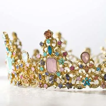 SWEETV Queen Crown - Baroque Tiaras for Women