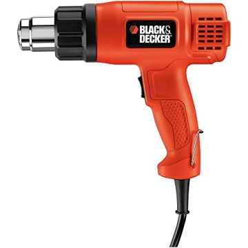 BLACK+DECKER HG1300 Heat Gun: Dual Heat Settings, 1350W Power for Versatile Use
