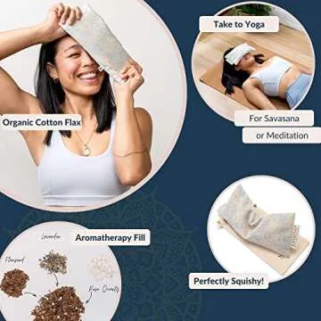 Elevate Your Relaxation with SANSEVO Lavender Eye Pillow