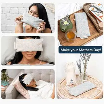 Elevate Your Relaxation with SANSEVO Lavender Eye Pillow