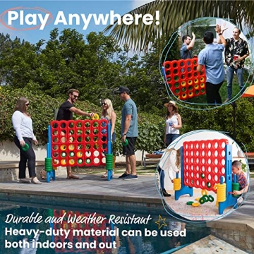 ECR4Kids Jumbo 4-To-Score Game for All Ages