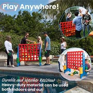 ECR4Kids Jumbo 4-To-Score Game for All Ages