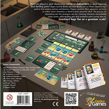 Genius Games Subatomic: Educational Deck-Building Fun