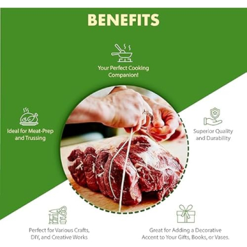 Heavy Duty Butcher's Cooking Twine - 500ft Cotton String