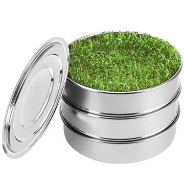 Brilliant Stainless Steel Seed Sprouter Kit for Home Gardens
