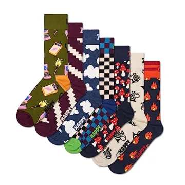Happy Socks Wild Week Gift Box | 7 Colorful Pairs for Everyone