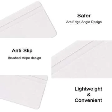 OwnMy Set of 4 Water Absorbent Diatomite Drink Coasters, Diatomaceous Earth Soap Holder Water Drying Soap Saver Dish Toothbrush Soap Drink Coaster Set for Bathroom and Kitchen (White)