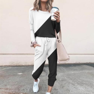 Bacrelax 2 Piece Women’s Lounge Jogger Workout Sets