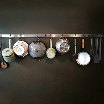 Evob 30 Pack Black Steel Heavy Duty Hanging Hooks