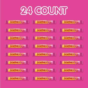 STARBURST FaveREDs Chewy Candy Bulk Pack - Full Size, 2.07 oz (Pack of 24)