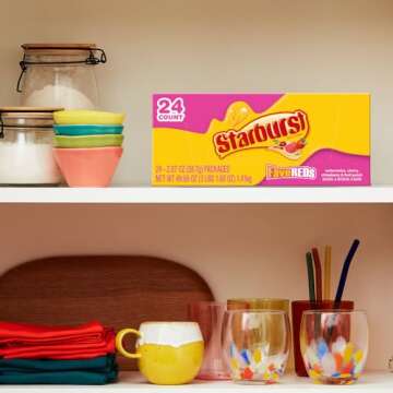 STARBURST FaveREDs Chewy Candy Bulk Pack, 24 Count
