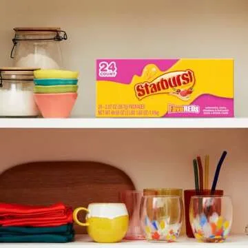 STARBURST FaveREDs Chewy Candy Bulk Pack, 24 Count