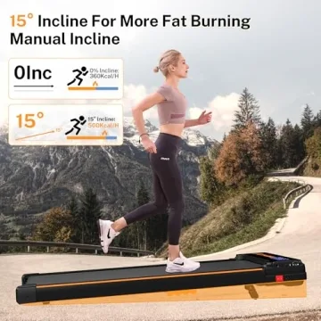 Compact ACTFLAME Portable Treadmill with Incline Feature
