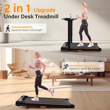 Compact ACTFLAME Portable Treadmill with Incline Feature