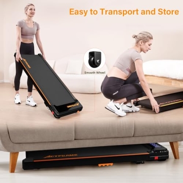 Compact ACTFLAME Portable Treadmill with Incline Feature