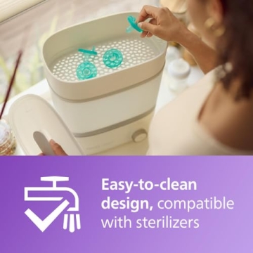 Philips Avent Soothie Pacifiers for Newborns, 4 Pack