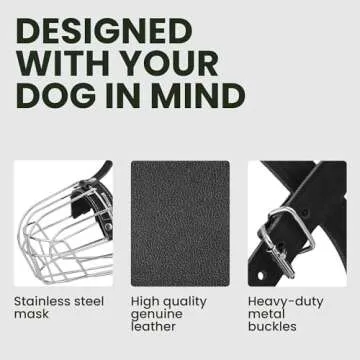 BRONZEDOG Dog Muzzle Wire Basket Metal Mask for Small, Medium and Large Dogs, Breathable, Dog can Drink, Adjustable, Padded, Training, Prevents Biting (Size 5: Belgian Malinois & Golden Retriever)