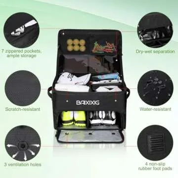 Premium BAIXIXIG Golf Trunk Organizer - Gift for Golfers