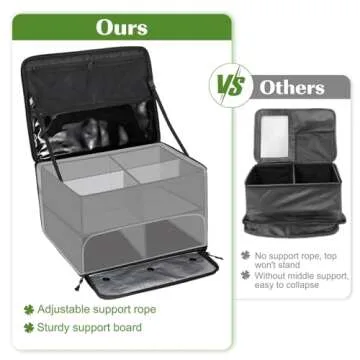 Premium BAIXIXIG Golf Trunk Organizer - Gift for Golfers