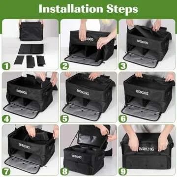 Premium BAIXIXIG Golf Trunk Organizer - Gift for Golfers