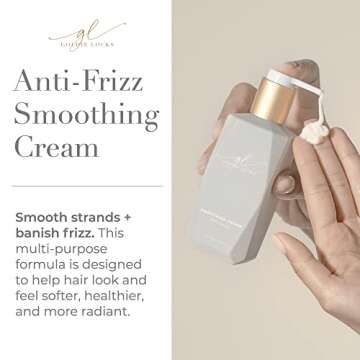 Goldie Locks Anti-Frizz Smoothing Cream | Improves Strand Strength & Elasticity | Locks Out Frizz fo...