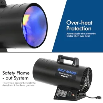 BILT HARD Propane Heater 85,000 BTU for All Spaces
