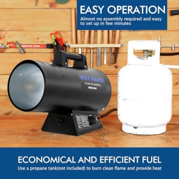 BILT HARD Propane Heater 85,000 BTU for All Spaces