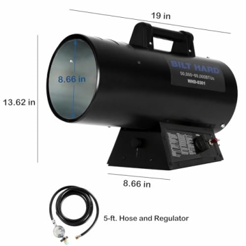 BILT HARD Propane Heater 85,000 BTU for All Spaces