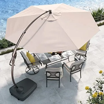 Grand Patio 12' Cantilever Umbrella for Ultimate Shade