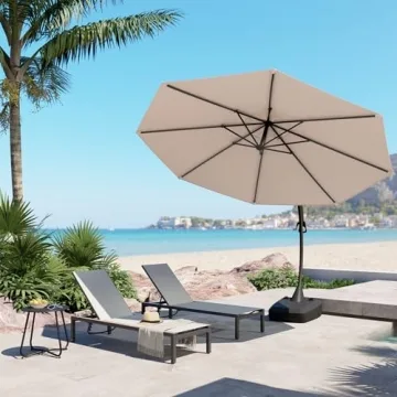 Grand Patio 12' Cantilever Umbrella for Ultimate Shade