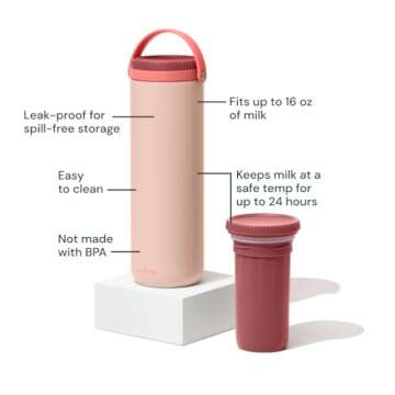 Willow - Portable Breastmilk Cooler - Keeps Breast Milk Cold for 24 Hours - Stainless Steel - Insula...