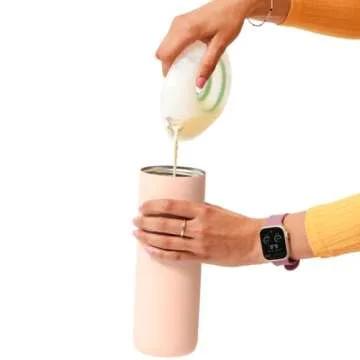 Willow - Portable Breastmilk Cooler - Keeps Breast Milk Cold for 24 Hours - Stainless Steel - Insulated - Reuseable - Breastfeeding Essentials - Storage Container w/Gel Ice Pack - Pink - 16oz