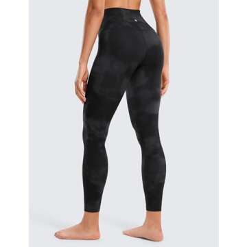CRZ YOGA Butterluxe High Waisted Lounge Legging 25" - Buttery Soft Workout Yoga Pants for Women Blac...