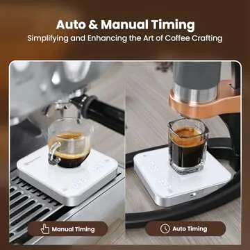 Rechargeable Mini Coffee Scale for Espresso & Pour-Over