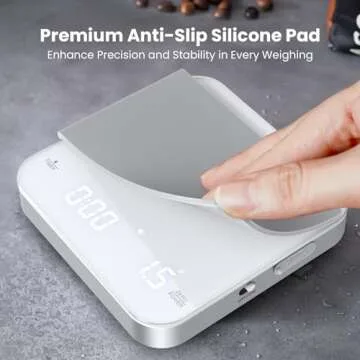 Rechargeable Mini Coffee Scale for Espresso & Pour-Over