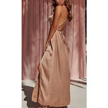 Elegant Yimeili Women's Satin Formal Dress for All Occasions