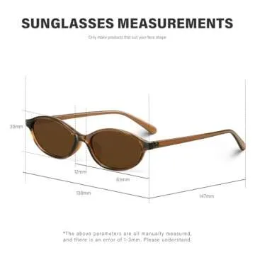 Stylish KUGUAOK Retro Oval Sunglasses for Women