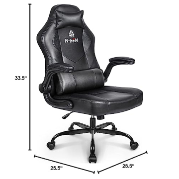 N-GEN Gaming Chair Ergonomic Comfort Adjustable Lumbar Support