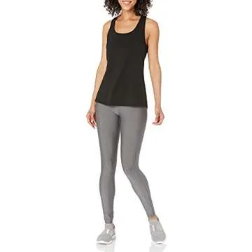 Amazon Essentials Women's Studio Relaxed-Fit Racerback Tank, Black, X-Small